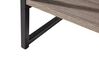 TV Stand Taupe Wood with Black CARLISLE_776541