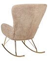 Boucle Rocking Chair Beige ANASET_914704