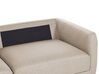 3 Seater Fabric Sofa with Ottoman Beige SIGTUNA_896594