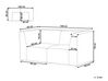 Sofá modular de 2 lugares em bombazine branco sujo LEMVIG_875973