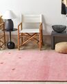 Rózsaszín gabbeh gyapjúszőnyeg 160 x 230 cm YULAFI_855780