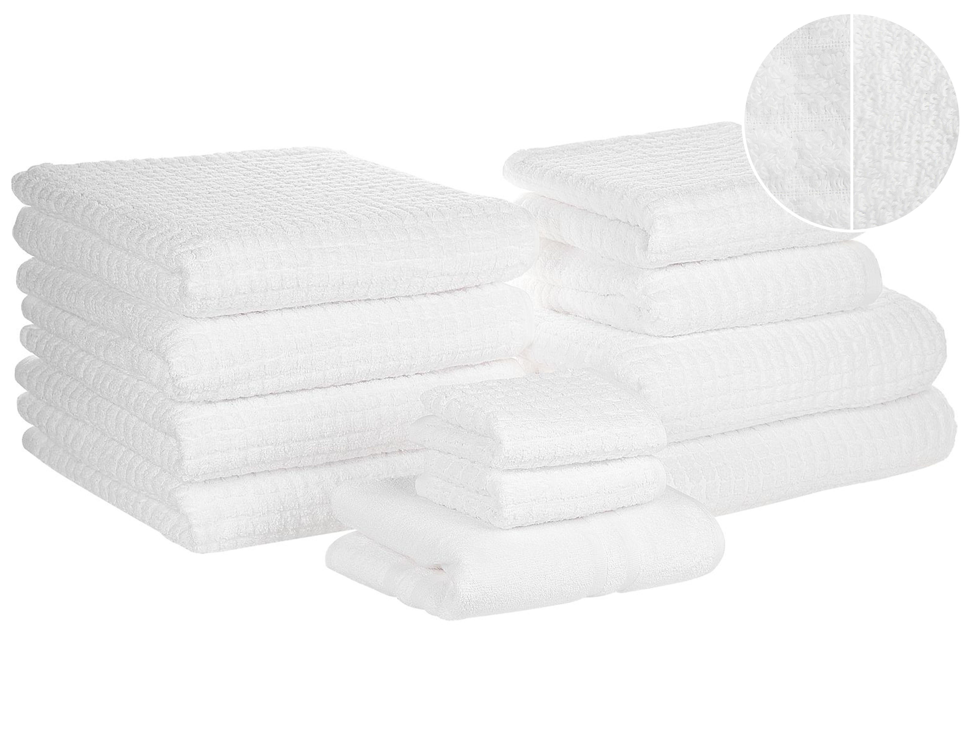 Alpes Blanc Lot De 2 Serviettes De Bain Coton Et Bambou 600gr/m² - Douceur Et Absorption Exceptionnelle