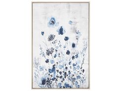 Canvas-taulu sininen/harmaa 63 x 93 cm BARBANIA Canvas-taulu sininen/harmaa 63 x 93 cm BARBANIA