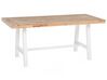 Tavolo legno chiaro e bianco 170 x 80 SCANIA_705198