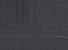 Manta decorativa em algodão cinzento escuro 140 x 170 cm FETHIYE_823473