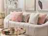 Set of 2 Faux Fur Cushions 45 x 45 cm Pink DAISY_770037