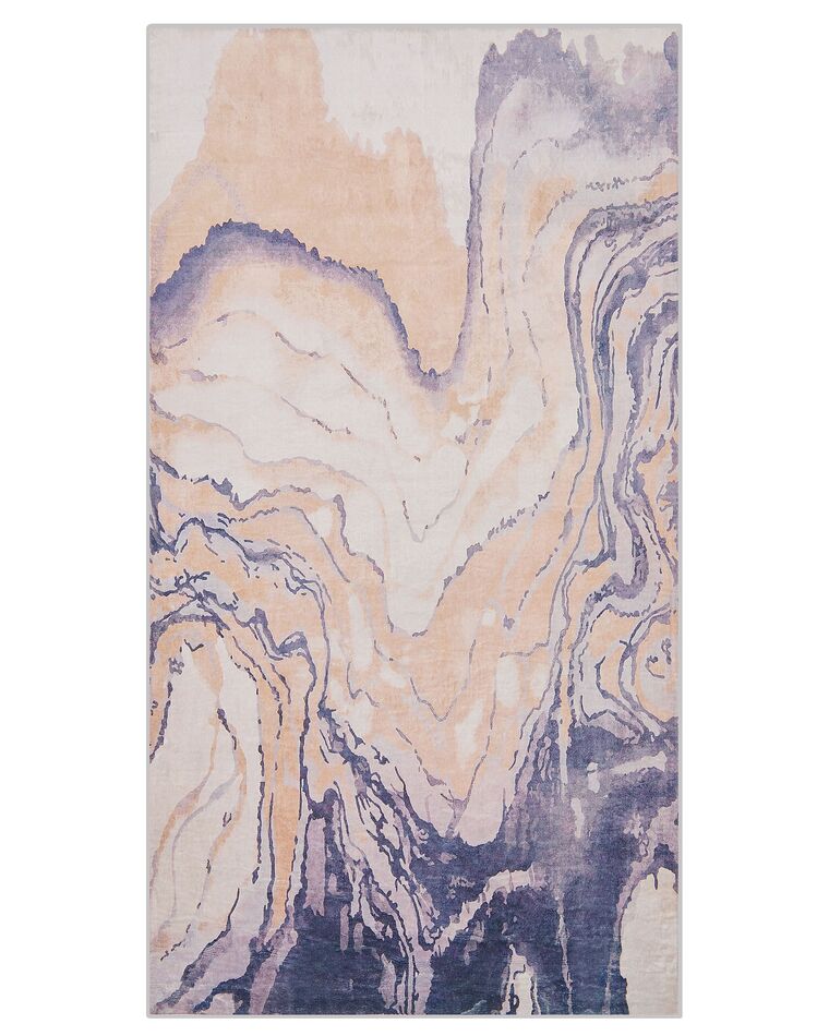 Teppich beige-grau 80 x 150 cm Kurzflor GEBZE_716553