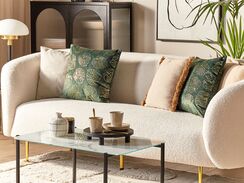 Koristetyyny sametti tummanvihreä 45 x 45 cm 2 kpl MONSTERA Koristetyyny sametti tummanvihreä 45 x 45 cm 2 kpl MONSTERA