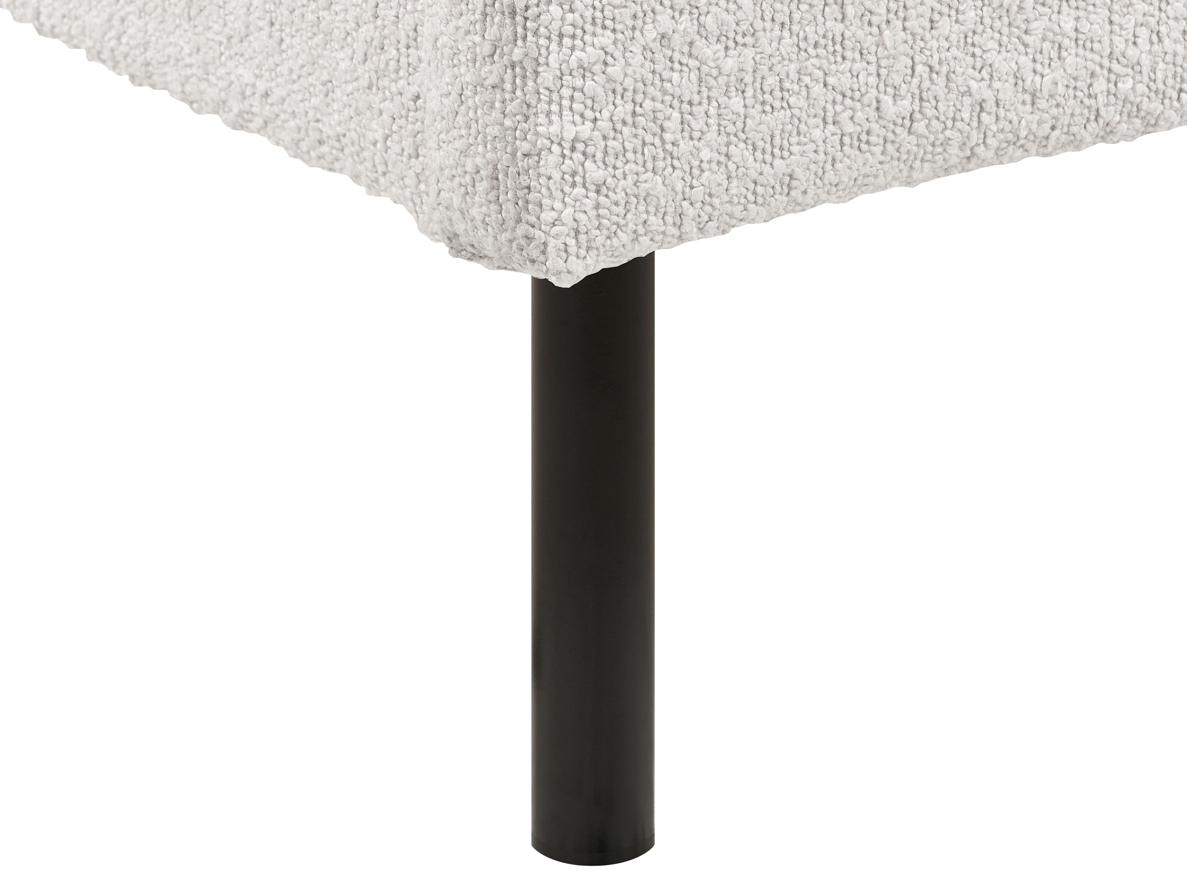 Letto matrimoniale con contenitore e testiera arrotondata colore grigio Letto matrimoniale con contenitore e testiera arrotondata colore grigio
