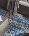 Venkovní koberec 120 x 180 cm modrý NAGPUR_766495
