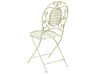 Összecsukható világoszöld kerti szék kétdarabos szettben BIVIO_806658