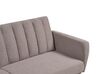 Fabric Sofa Bed Light Brown VIMMERBY_900080