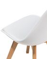 Conjunto de 2 sillas de comedor blanco/madera clara DAKOTA II_685375