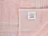 Komplet 9 ręczników bawełnianych frotte różowy ATIU_843377