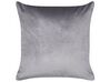 Set of 2 Cushions 45 x 45 cm Grey ECLIPTA_902967