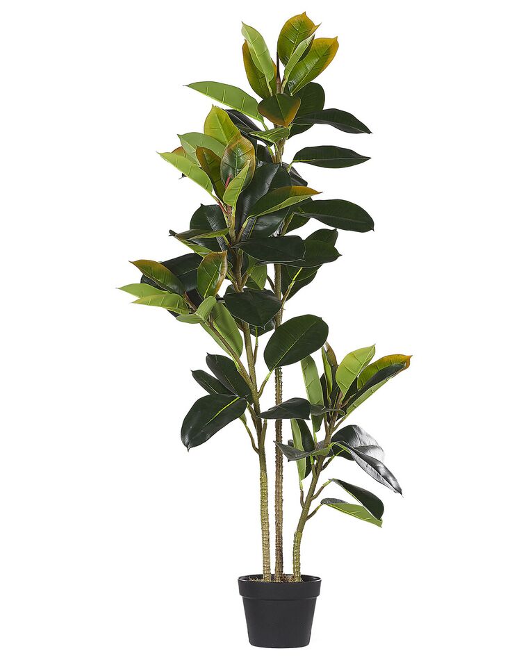 Plante artificielle figuier 134 cm avec pot FICUS ELASTICA_774496