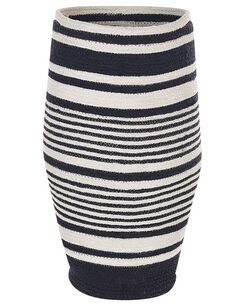 Puuvillakori valkoinen/musta ⌀ 33 cm ARRAH