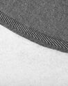 Dywan shaggy okrągły ⌀ 140 cm biały DEMRE_715252