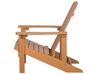 Krzesło ogrodowe jasne drewno ADIRONDACK_728461