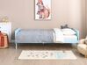 Łóżko drewniane 90 x 200 cm błękitne BONNAC_913295