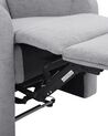 LED Recliner Chair with USB Port Grey SOMERO_788751