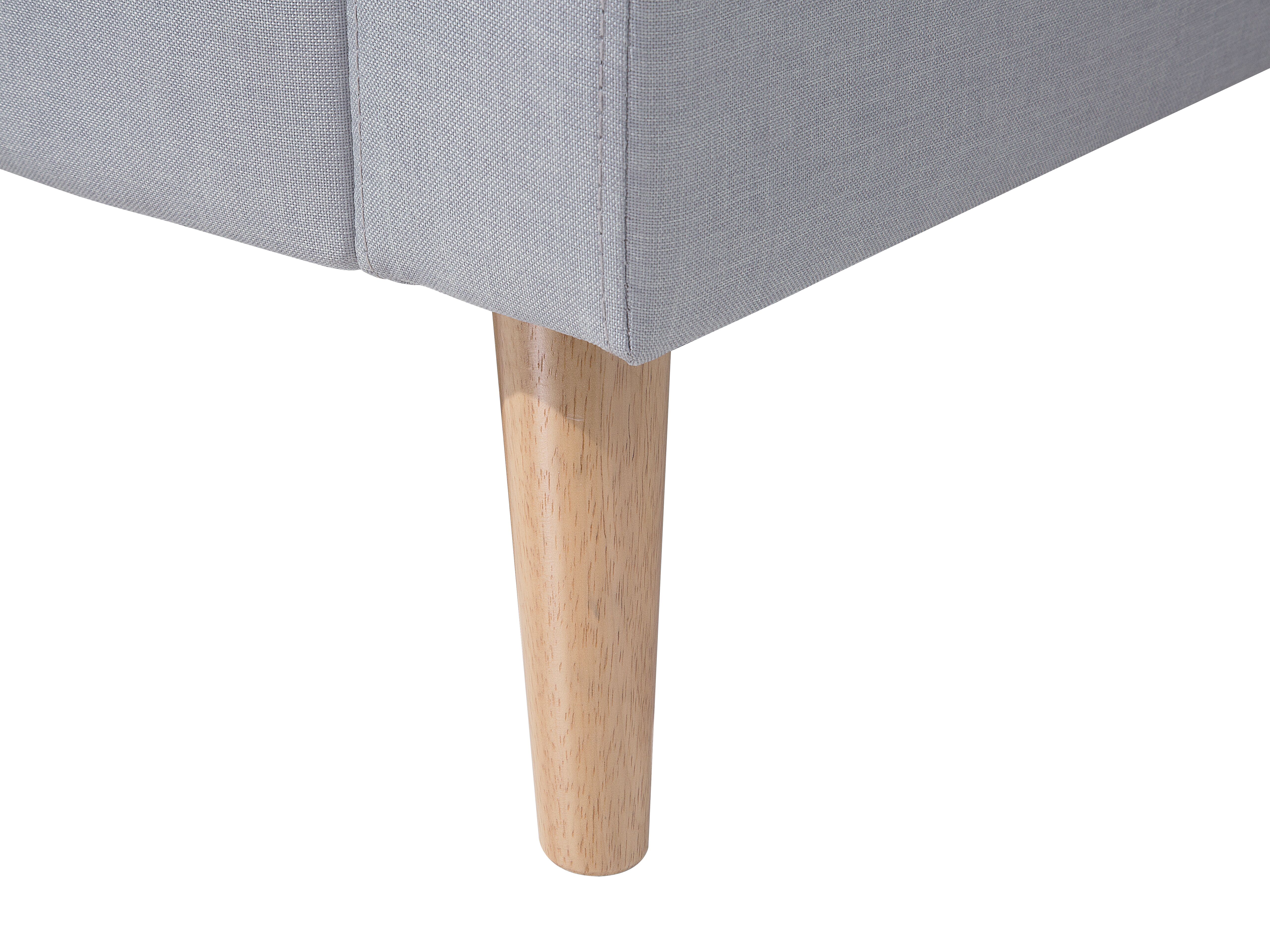 Sofa 2-osobowa jasnoszara KALMAR