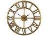 Iron Skeleton Wall Clock ø 61 cm Gold NOTTWIL_732049