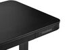 Fekete színű elektromosan állítható asztal USB csatlakozóval 120 x 60 cm KENLY_840260