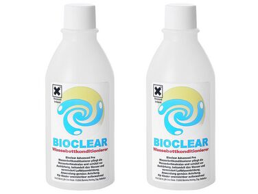 Set di 2 flaconi di balsamo per materassi ad acqua ammorbidente e antibatterico 2 x 250 ml BioClear™ BIOCLEAR