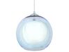 Lampe suspension en forme de boule argenté SESSERA_758000