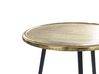 Metal Side Table Gold with Black TELFER_853842