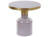 Table d'appoint en métal violet ⌀ 45 cm LOMITA_883244