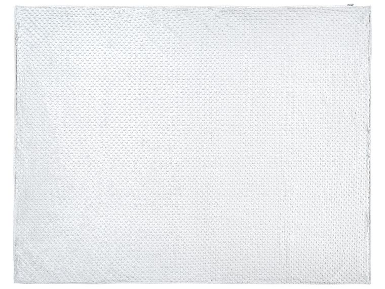 Weighted Blanket Cover 150 x 200 cm White CALLISTO Beliani.co.uk