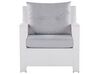 4 Seater PE Rattan Garden Sofa Set White SAN MARINO_801170