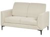 Conjunto de sofás com 6 lugares em tecido creme FENES_897774