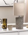 Lámpara de mesa de cerámica marrón 43 cm IDER_822354