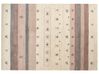 Vlněný koberec gabbeh 160 x 230 cm béžový/hnědý KARLI_856150