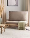 Bamboo Chair Light Wood and Taupe TODI_872134
