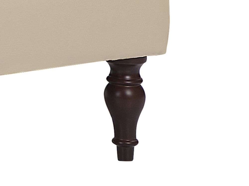 Chaise longue con almacenaje beige claro PESSAC | Beliani.es