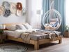 Łóżko drewniane 180 x 200 cm jasne ROYAN_726520