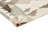 Alfombra kilim de lana beige/marrón/gris 80 x 150 cm ARALEZ_859714