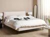 Łóżko tapicerowane 160 x 200 cm beżowe CORIO_903141