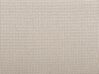 Cama con somier de tela beige 160 x 200 cm VINAY_880063