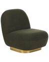 Boucle Armless Chair Green LOVIISA_899151