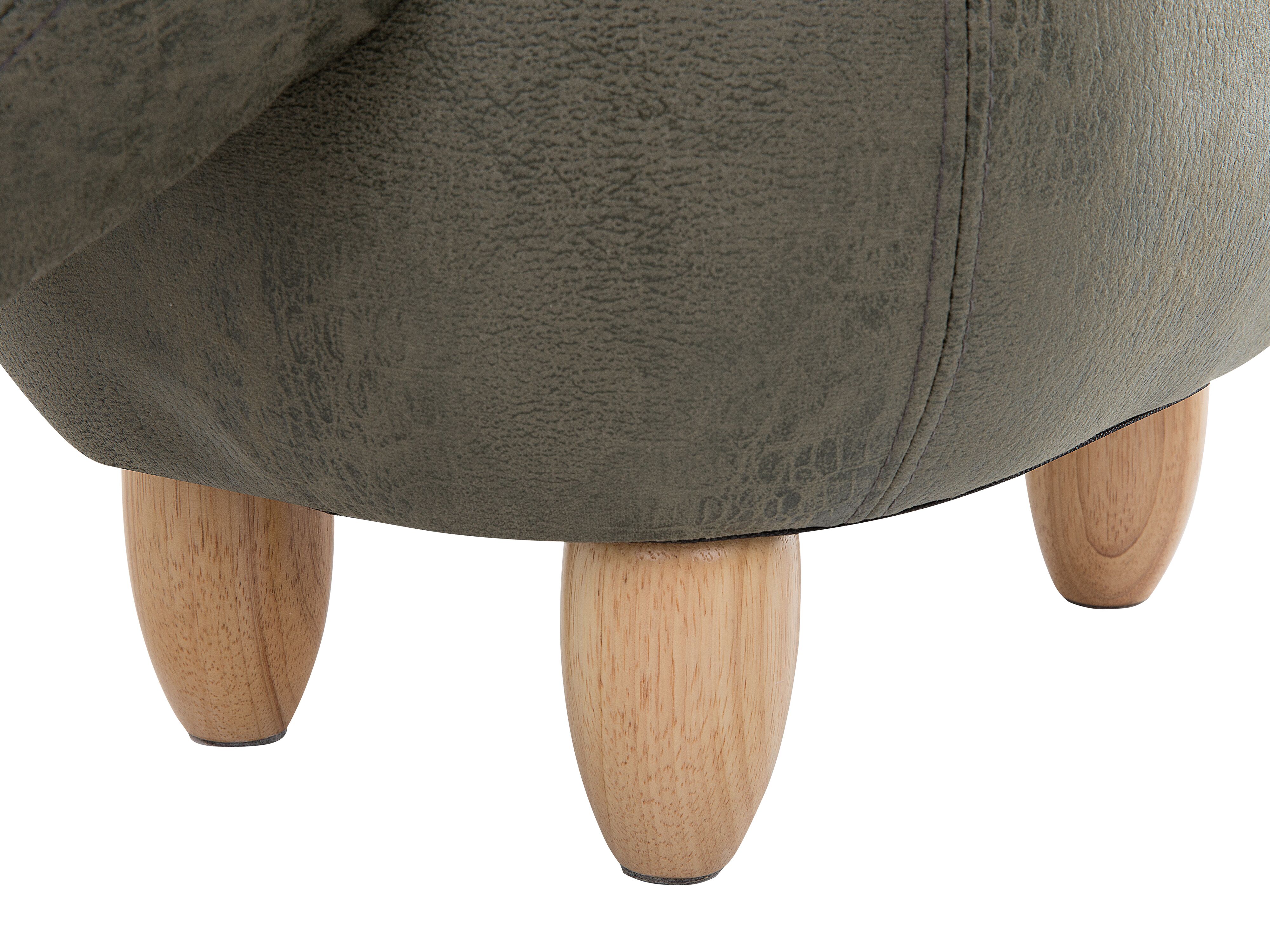 Pufa zwierzak ze schowkiem zielona TRICERATOPS