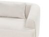 Canapé d'angle à gauche 3 places en tissu beige SVANSELE_901611