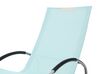 Krzesło ogrodowe bujane jasnoniebieskie CAMPO_689302
