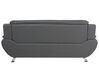 3-istuttava harmaa keinonahkainen sohva LEIRA_687439