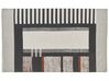 Tappeto multicolore rettangolare in cotone 140 x 200 cm KAKINADA_817061