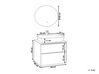 Meuble vasque avec miroir et cabinet blanc MANZON_818358